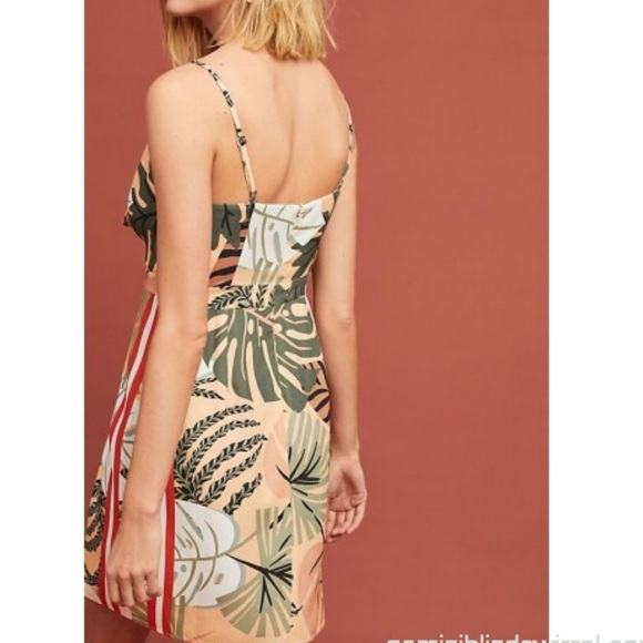 Anthropologie farm rio palm mini dress - Picture 2 of 4